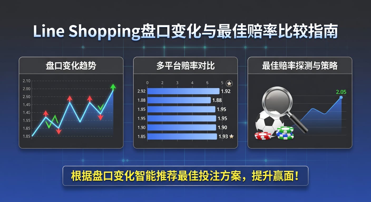 line shopping 盘口变化与最佳赔率比较：AG真人娱乐官网选盘思路